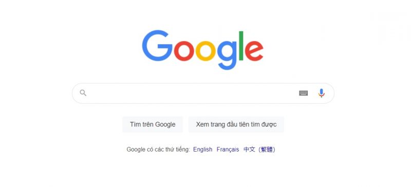 Sử dụng công cụ tìm kiếm Google